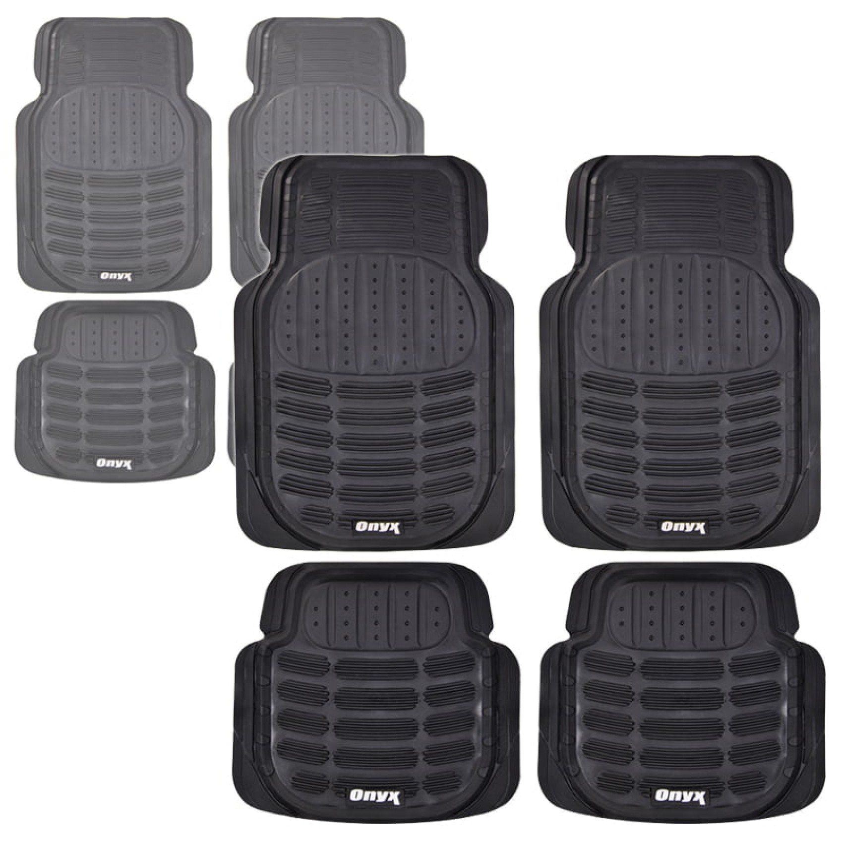 Car Mats Set Prestige 4 pcs - ΓΚΡΙ