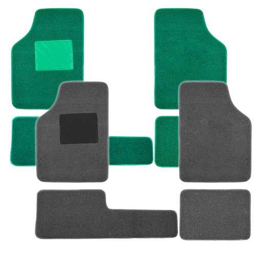 Car Mats Set Antistatic 4 pcs - ΓΚΡΙ
