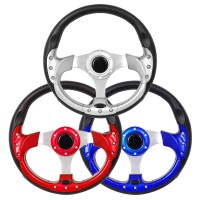 Sport Steering Wheel 32cm - ΜΑΥΡΟ/ΜΠΛΕ