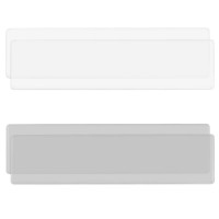 Licence Plate Frames with Glass Protection 2 pcs - ΔΙΑΦΑΝΕΣ