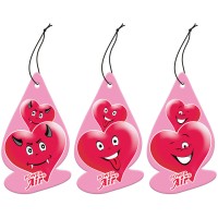 Αρωματικό Αυτοκινήτου Κρεμαστό Smiling Heart (Bubble Gum) Power Air - TONGUE