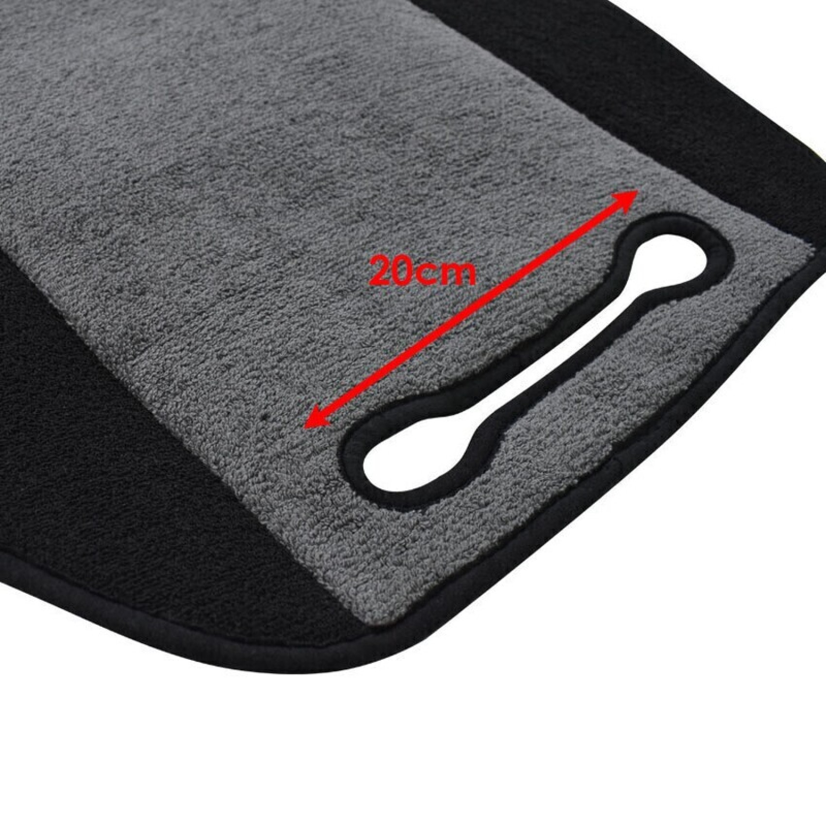 πλατοκάθισμα πετσετέ μονόχρωμο carpower ελληνικό οεμ 2τμχ - γκρι