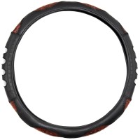 καλυμμα τιμονιου σιτα – 38 cm δερματινη - μαυρο/καφε σκουρο