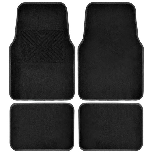 μοκετες αυτοκινητου “state” 700gr 4 τμχ - μαυρο