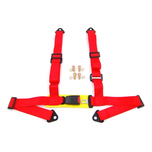 ζωνη αγωνιστικη 4 σημειων - κοκκινο