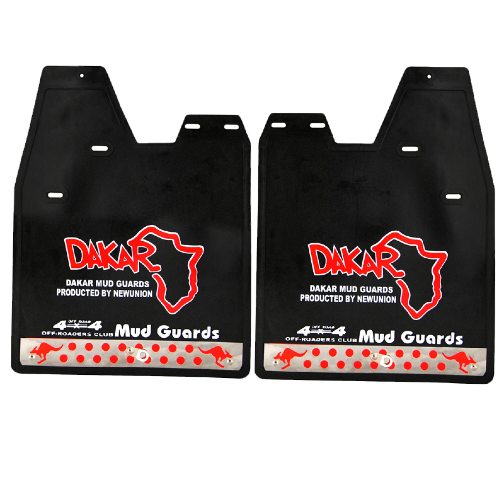 λασπωτηρες suv 48x36cm μαυροι ζευγαρι - dakar μαυρο