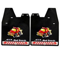 λασπωτηρες suv 48x36cm μαυροι ζευγαρι - suv μαυρο