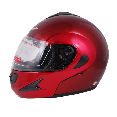 κρανος full face flip up v200 medium - μπορντω κρανος full face flip up v200 medium - μπορντω