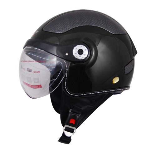 κρανος half face round v580 small - μαυρο κρανος half face round v580 small - μαυρο