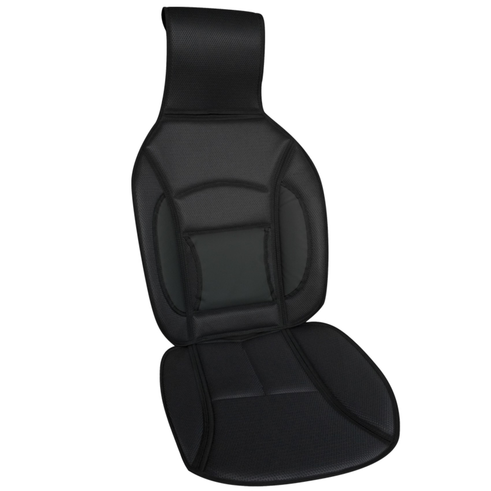 Πλατοκάθισμα Μπροστινό Universal (PolyMesh/PU) COZY 1 τμχ - ΜΑΥΡΟ