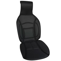 πλατοκάθισμα μπροστινό universal (polymesh/pu) cozy 1 τμχ - μαυρο