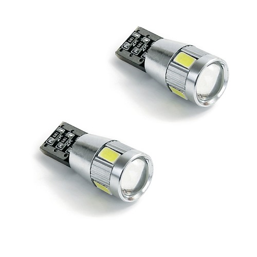 λαμπες 6 led t10 wedge-canbus 12v 2 τμχ - ασπρο λαμπες 6 led t10 wedge-canbus 12v 2 τμχ - ασπρο