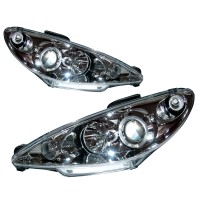 φαναρια εμπρος λευκα peugeot 206 98-02