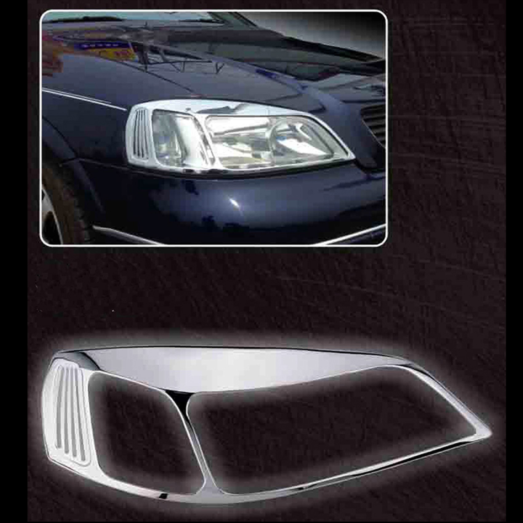 ΦΑΝΑΡΙΩΝ ΜΑΣΚΑΚΙΑ ΕΜΠΡΟΣ OPEL ASTRA -03 SILVER
