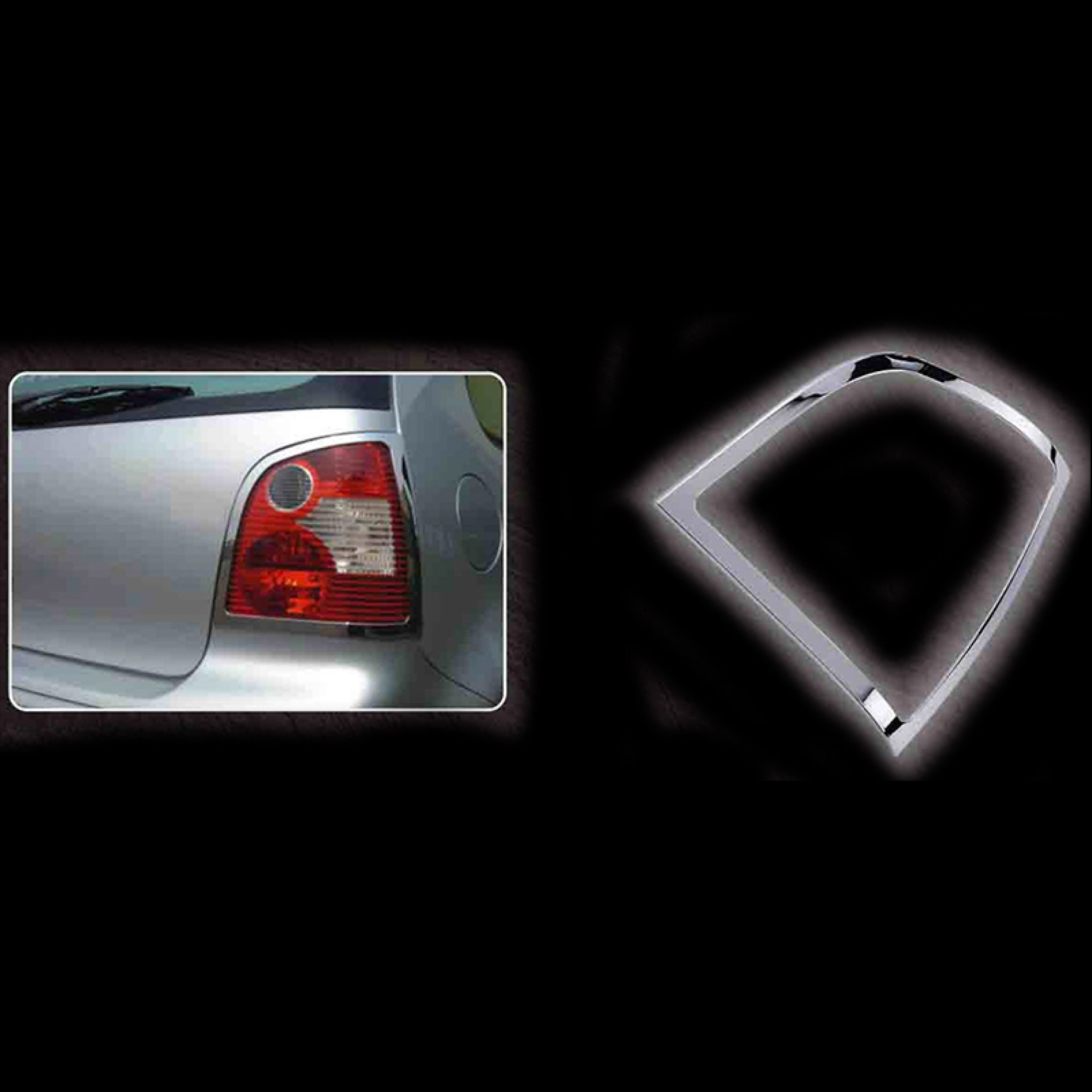 ΦΑΝΑΡΙΩΝ ΜΑΣΚΑΚΙΑ ΠΙΣΩ VW POLO -03 SILVER