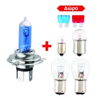 λαμπες xenon kit η4 60/55w 7 τμχ
