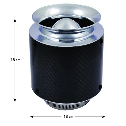 φιλτροχοανη simota carbον φ65mm φιλτροχοανη simota carbον φ65mm