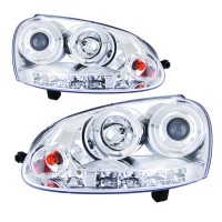 φαναρια εμπρος λευκα vw golf 5 -03-