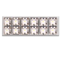 λάμπα πλαφονιέρας με 12 led, 20x60mm, μπλε 1 τμχ