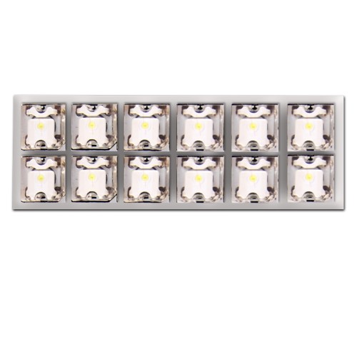 λάμπα πλαφονιέρας με 12 led, 20x60mm, μπλε 1 τμχ