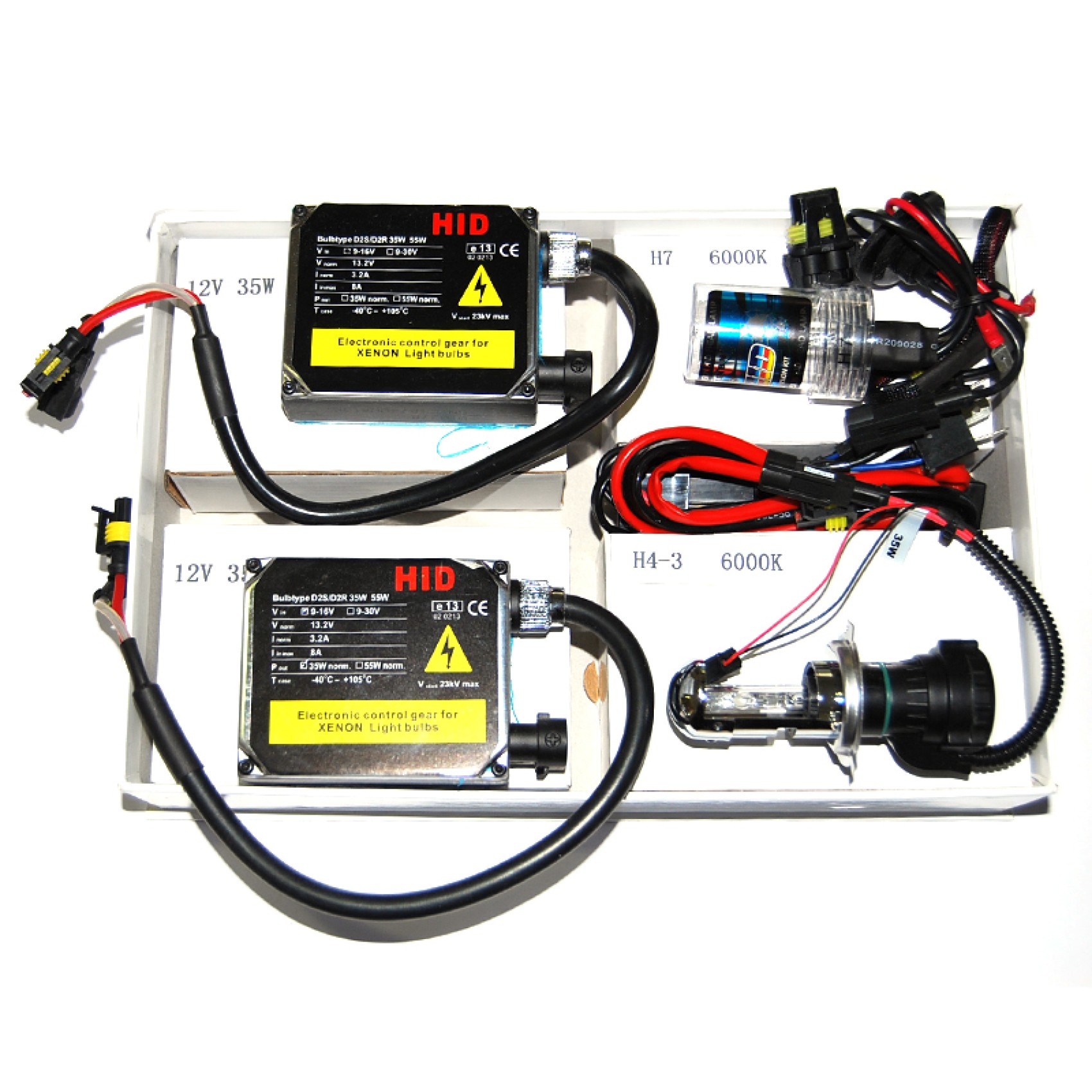 HID ΜΟΤΟΣΥΚΛΕΤΑΣ  Η4 & Η1 8000K