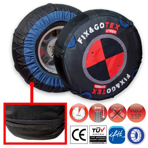 χιονοκουβερτες 4x4 fix&go (p1) (255rv) 2τμχ