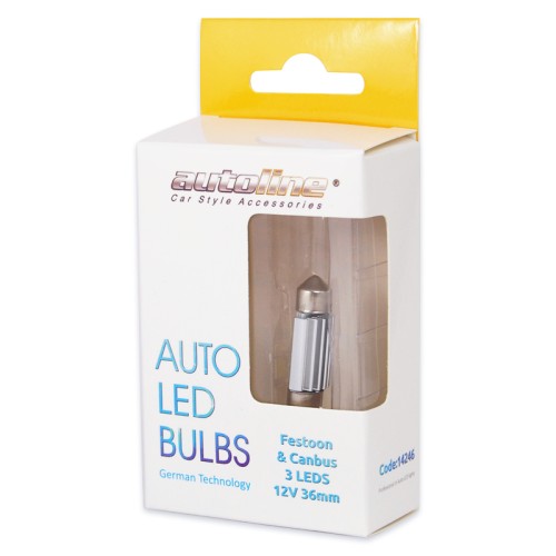 λαμπες led festoon 12v & canbus 36mm - 2 τεμ λαμπες led festoon 12v & canbus 36mm - 2 τεμ