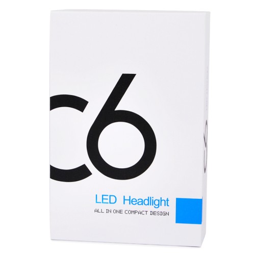 συστημα led c6 h1 30w 7200lm, 6500k