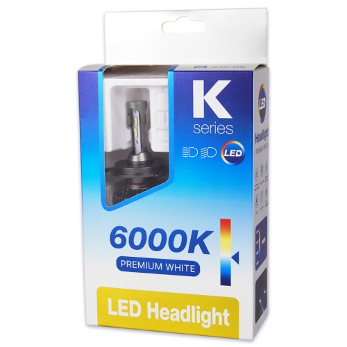 συστημα led k6 h4 23w 1800-2100lm, 6000k