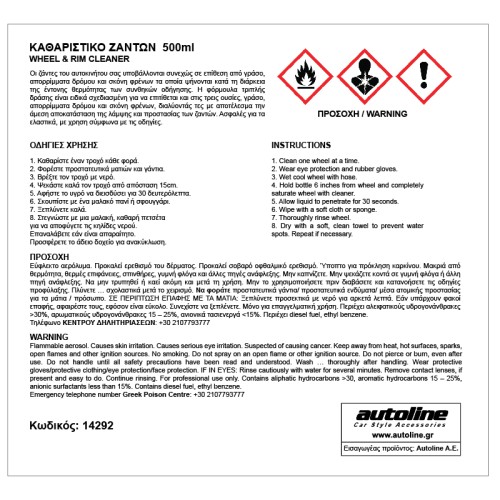 Flamingo καθαριστικο ζαντων - spray 500ml Flamingo καθαριστικο ζαντων - spray 500ml