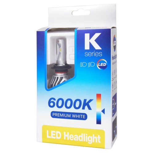 συστημα led d6 h7 canbus & emc 50w 6000lm