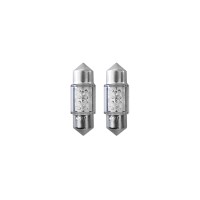 λαμπες led festoon 12v μπλε - 2 τεμ 10x31mm