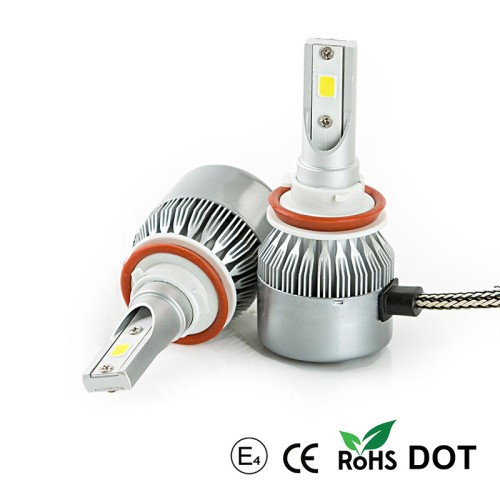 συστημα led c6 h11 60w 7200lm, 6500k