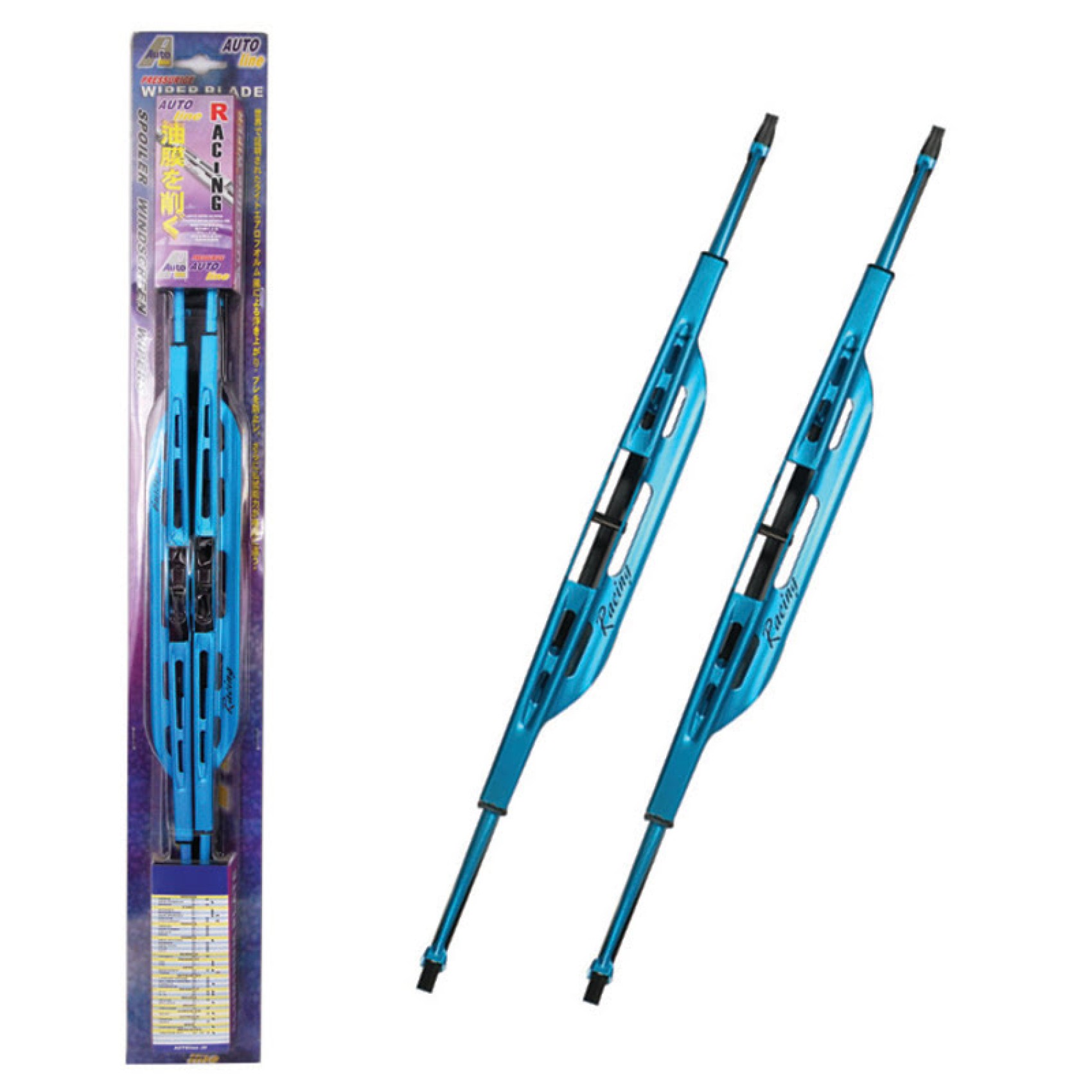 υαλοκαθαριστηρες κλασικοι μπλε-κοκ-αλουμ 16″ 405mm - μπλε