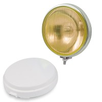 προβολεας h3 12v 55w νικελ με καπακι - κιτρινο