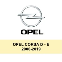 σκαφακια πατακια ειδικα σετ μαυρα 4 τμχ - o.corsa d-e 06-19