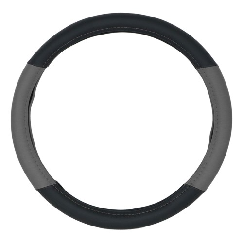 καλυμμα τιμονιου double c 38cm - μαυρο/γκρι