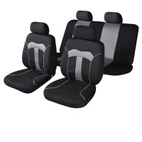 καλύμματα σετ universal με αποσπώμενο κεφαλάρι (polymesh) thor 10 τμχ - μαυρο/γκρι