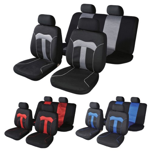 καλύμματα σετ universal με αποσπώμενο κεφαλάρι (polymesh) thor 10 τμχ - μαυρο/μπλε καλύμματα σετ universal με αποσπώμενο κεφαλάρι (polymesh) thor 10 τμχ - μαυρο/μπλε