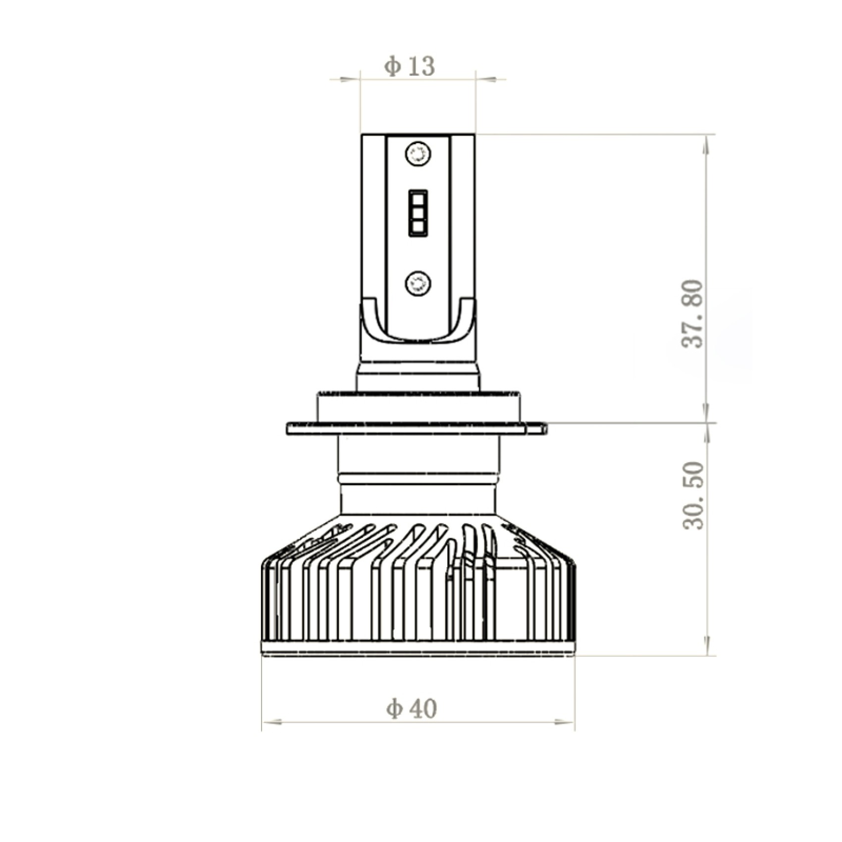 ΣΥΣΤΗΜΑ LED Κ9 H7
