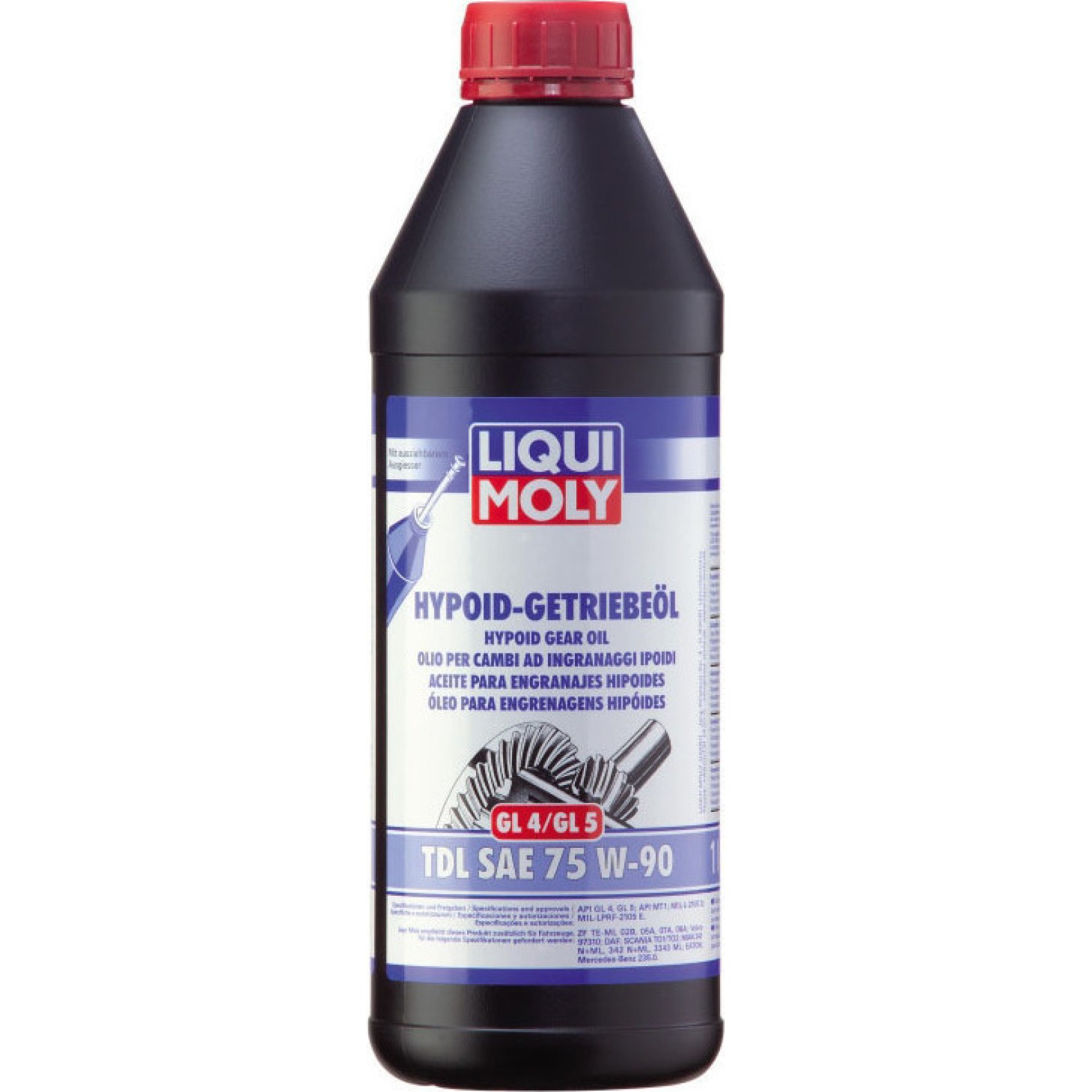 Liqui Moly Βαλβολίνη Hypoid Gear Oil (GL4/5) TDL 75W-90 1lt
