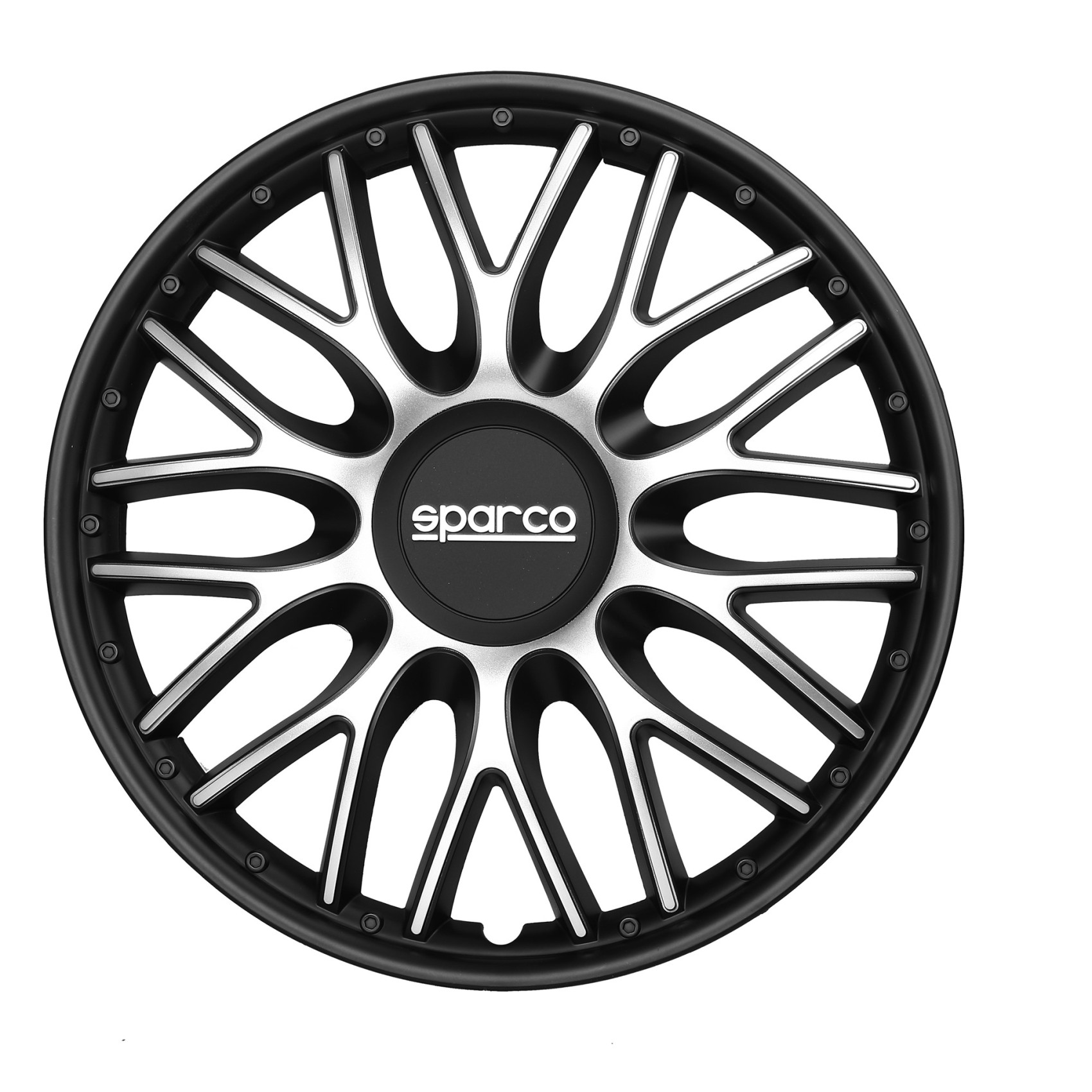 Τάσια Τροχών Roma 16 ασημί- μαύρο 4τμχ Sparco