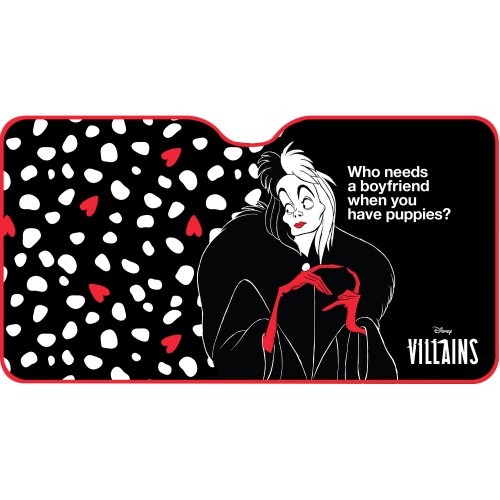 ηλιοπροστασία αυτοκινήτου 130x70cm villains cruella 1τμχ colzani ηλιοπροστασία αυτοκινήτου 130x70cm villains cruella 1τμχ colzani