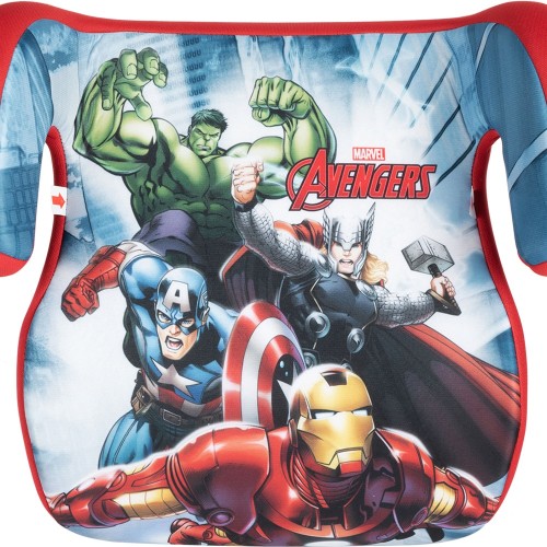 καθισματάκι αυτοκινήτου booster παιδικό 15-36kg avengers iron man - hulk - captain america - thor 1τμχ colzani