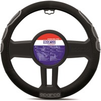 κάλυμμα τιμονιού συνθετικό sport line μαύρο 1τμχ sparco