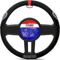 κάλυμμα τιμονιού συνθετικό sport line κόκκινο 1τμχ sparco