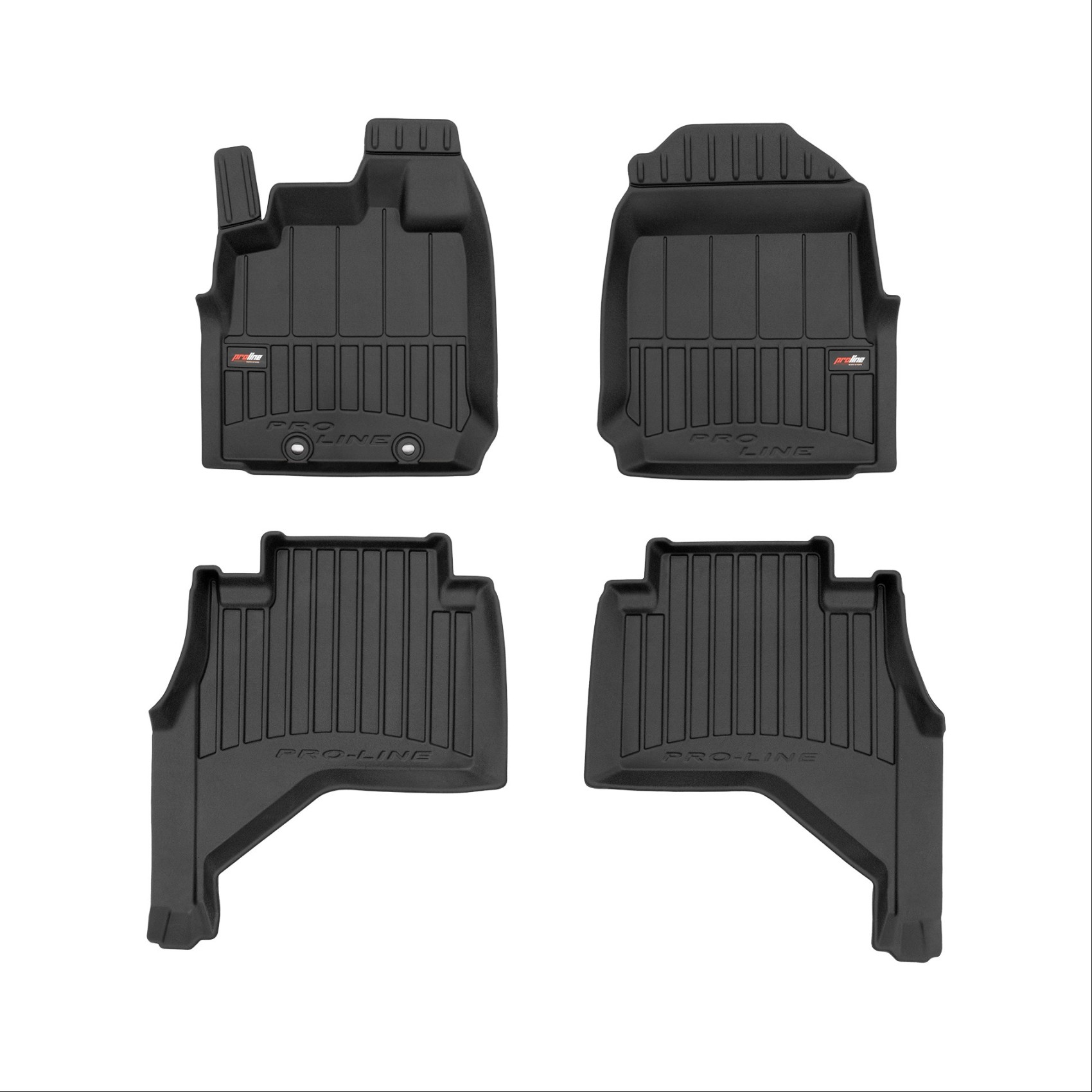 πατάκια-σκαφάκια proline isuzu d-max 4d doublecab 2019-> 3τμχ frogum