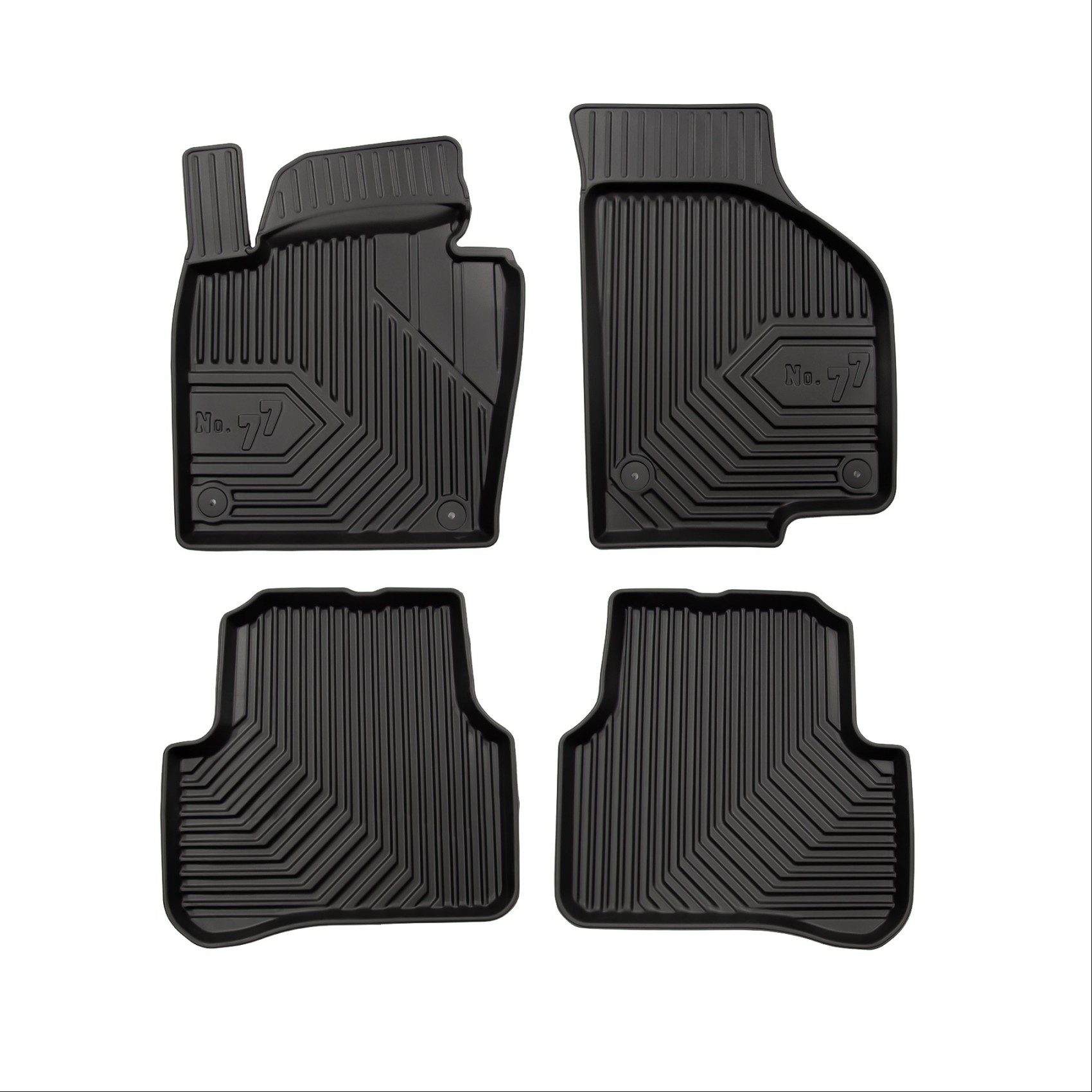 Πατάκια-Σκαφάκια No77 για VW CC 2012-2016 VW Passat 2005-2010 VW Passat 2010-2014 VW Passat CC 2008-2012 4τμχ Frogum