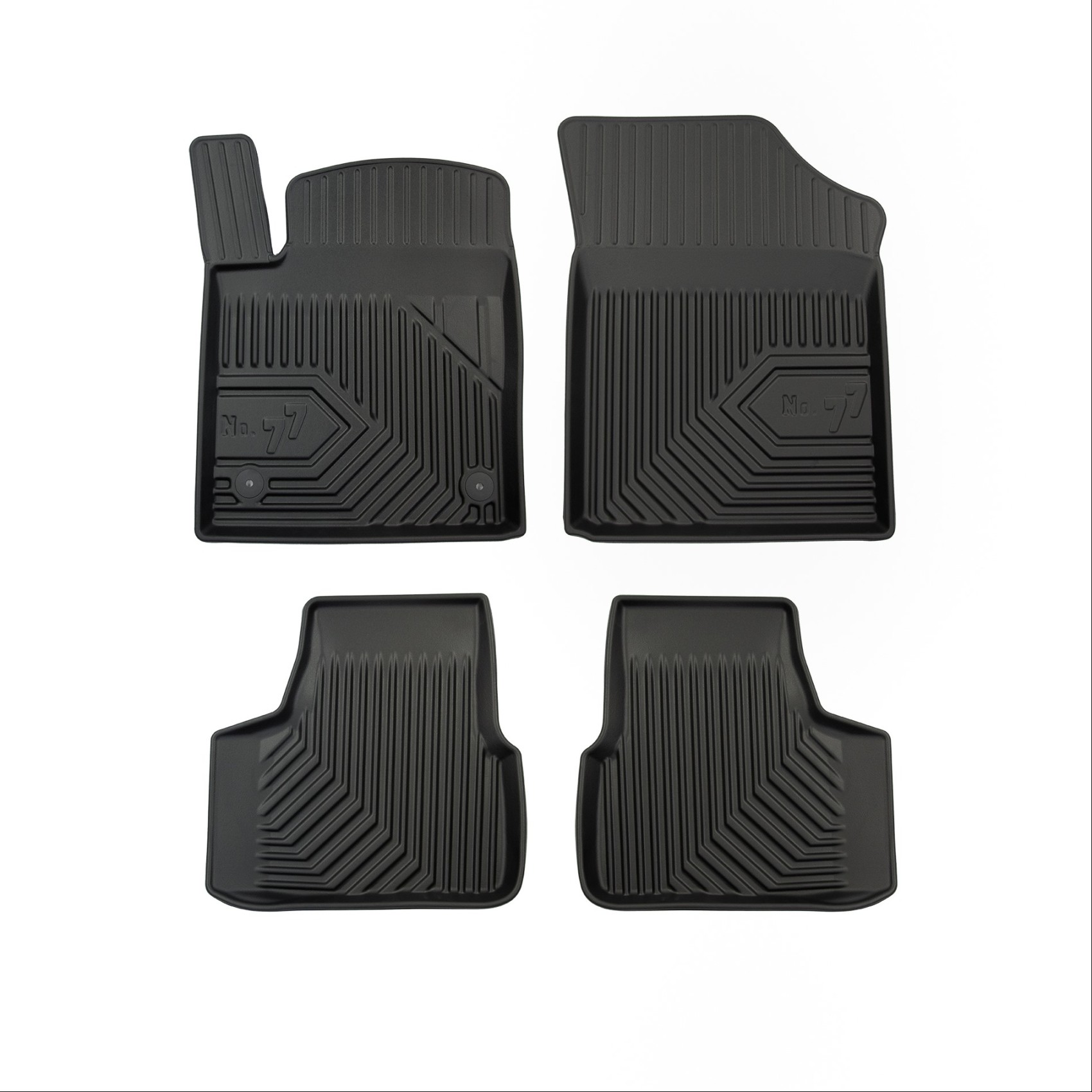 Πατάκια-Σκαφάκια No77 για Seat Mii 2011-2019  Skoda Citigo 2011-2019 VW Up 2011-> 4τμχ Frogum