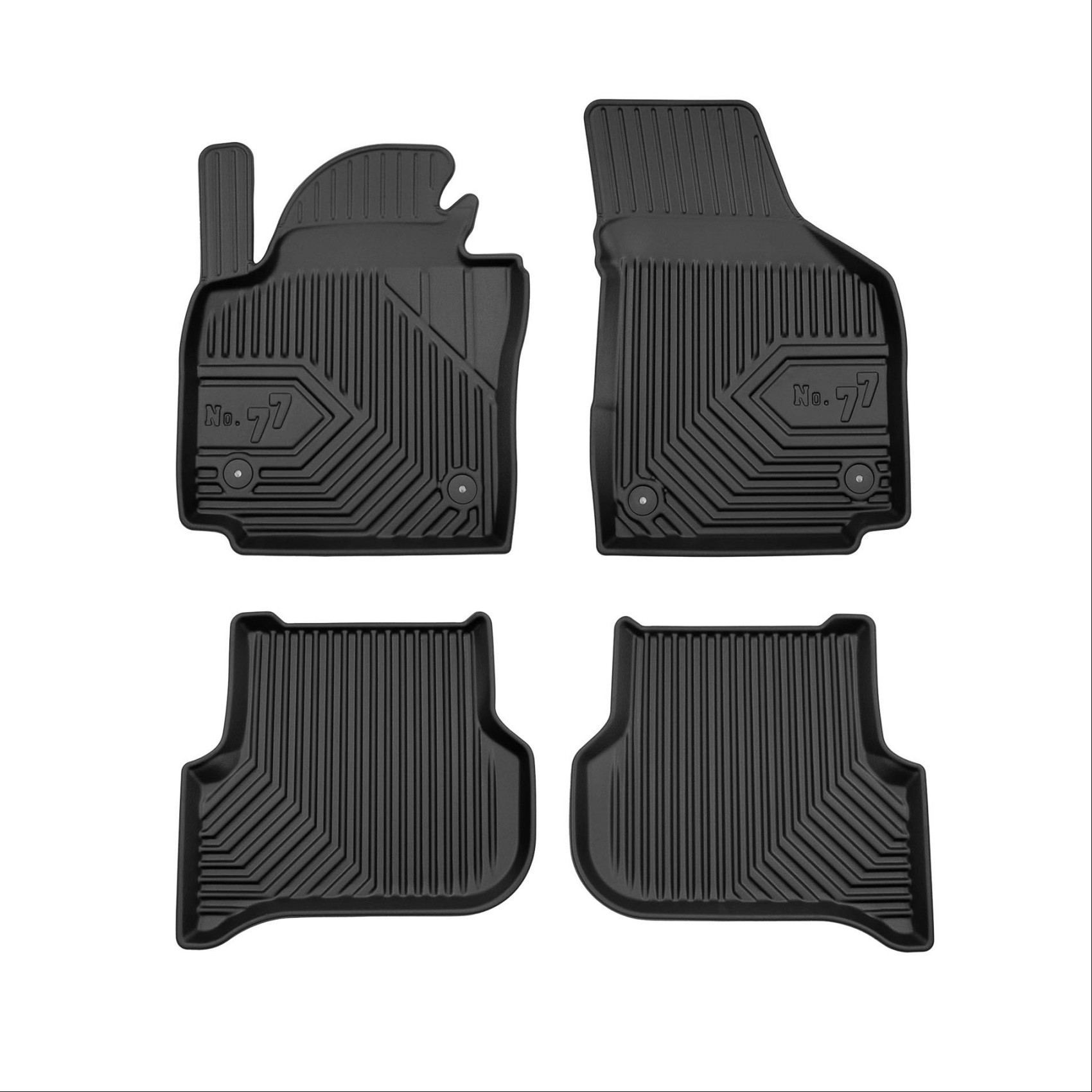 πατάκια-σκαφάκια no77 για seat altea 2004-2015 vw golf plus 2005-2014 4τμχ frogum